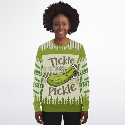 Tickle My Pickle Funny Holiday Sweatshirt