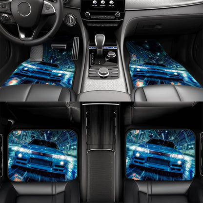 GTR R34 High Speed Automotive Floor Mats