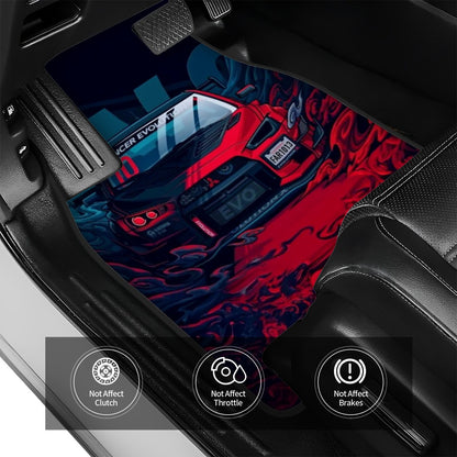 Evo X Illustration Automotive Floor Mats