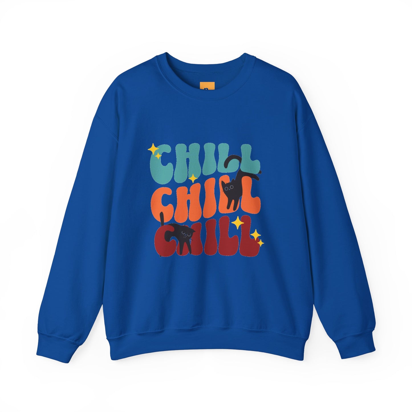 Chill Cat Unisex Heavy Blend™ Crewneck Sweatshirt