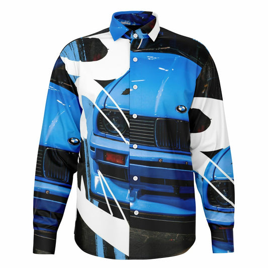 BMW E30 M3 Long Sleeve Button Down Shirt - AOP