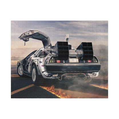 BTTF Delorean Jigsaw Puzzle [110, 252, 520, or 1014 pieces]