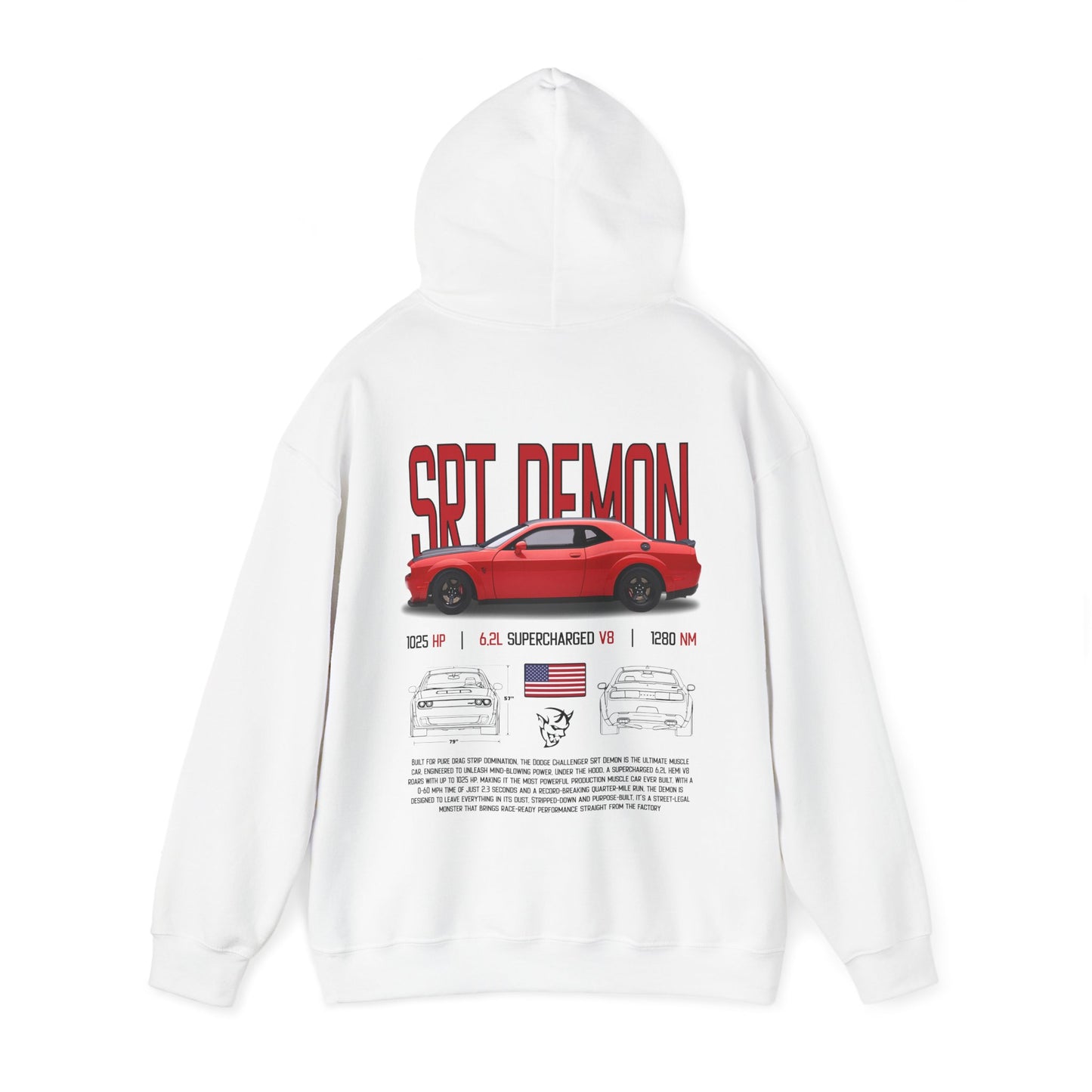 SRT Demon Poster Style Hoodie