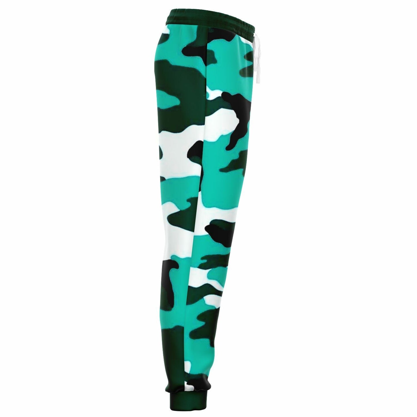 Turquoise Camo Pattern Fashion Jogger