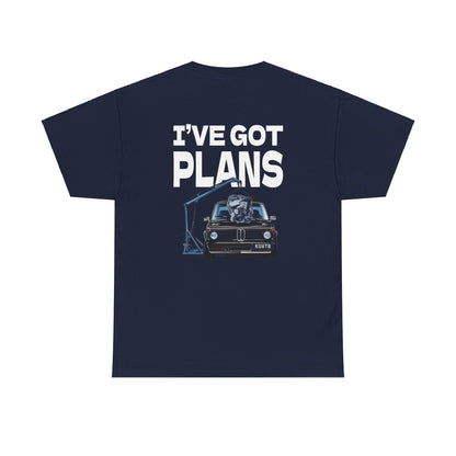 I've Got Plans Car Enthusiasts Heavy Cotton Tee