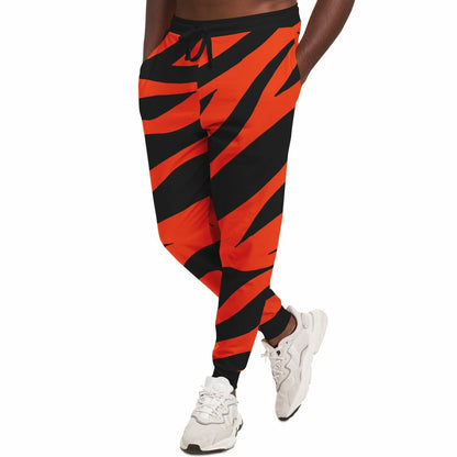 Orange Abstract Pattern Fashion Sweatpants