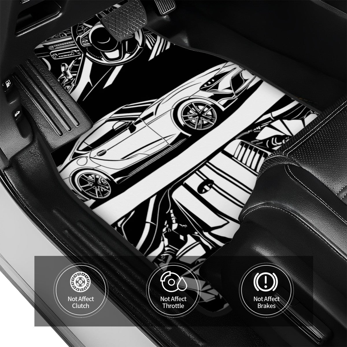 MKV Supra Illustration Automotive Floor Mats