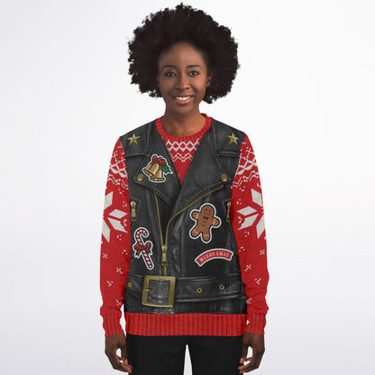 Sons of Santa Biker Jacket Print Sweatshirt