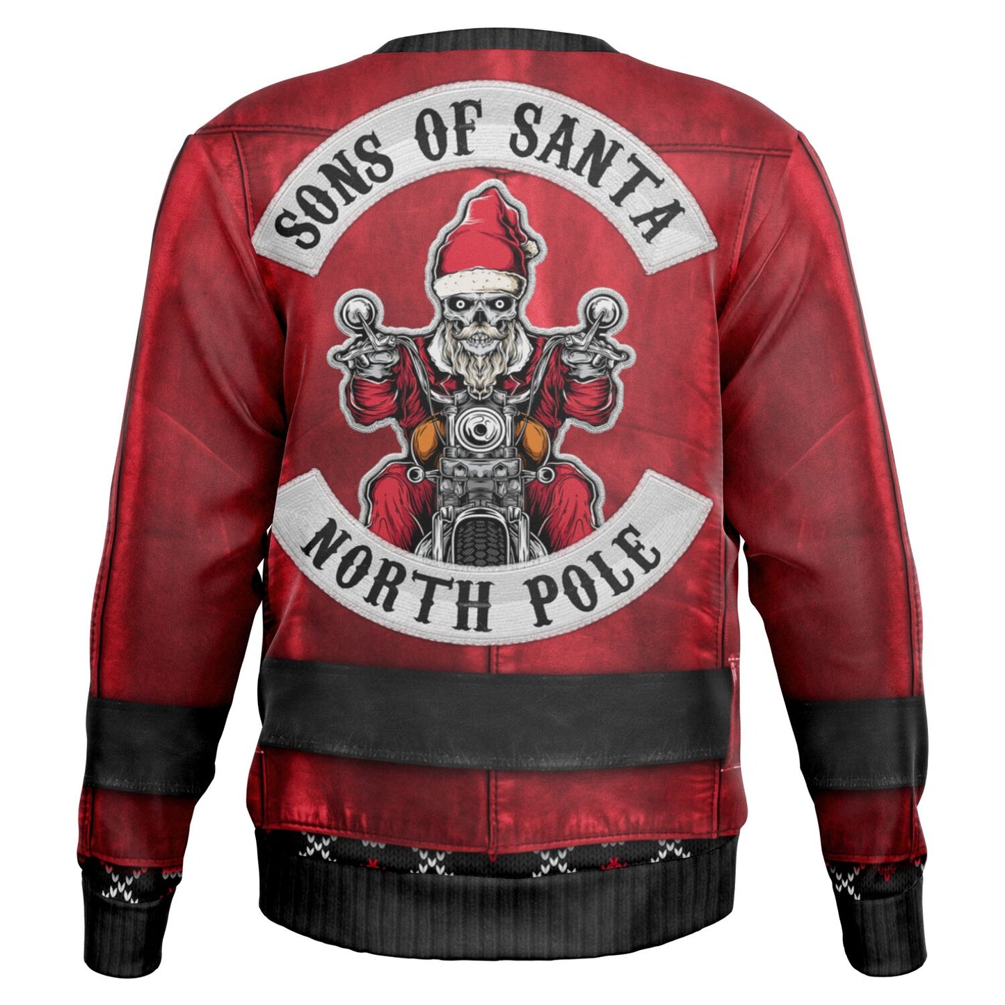 Sons of Santa Full Jacket Printed Sweatshirt