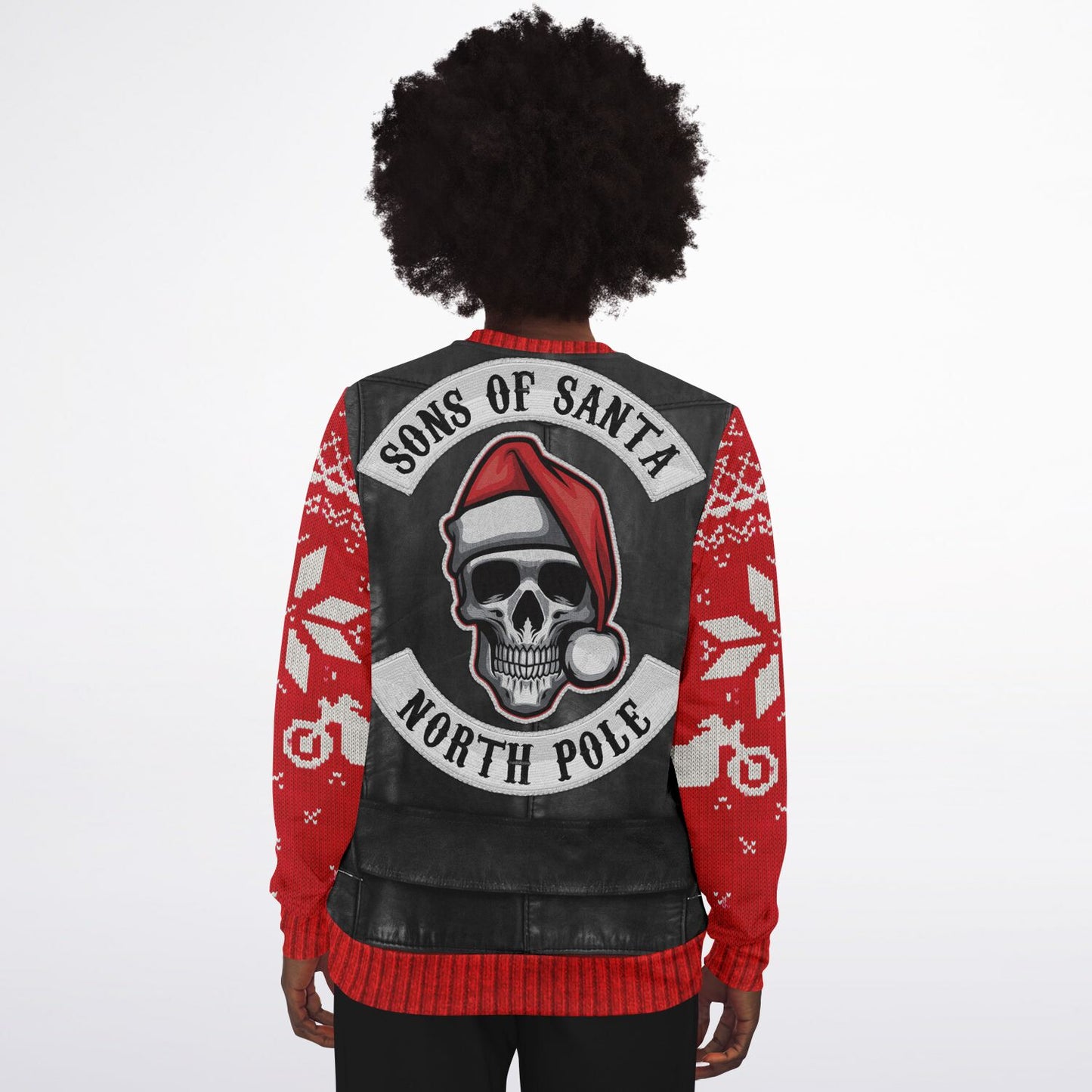 Sons of Santa Biker Jacket Print Sweatshirt