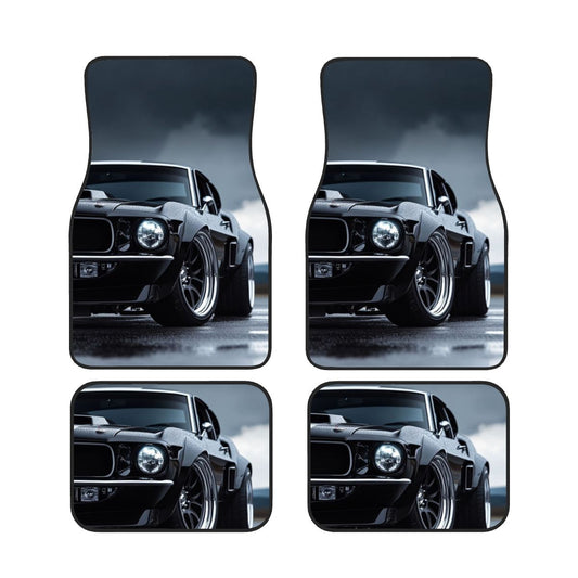 American Muscle Inspired Automotive Floor Mats – Classic Muscle Car Style Car Interior Accessory