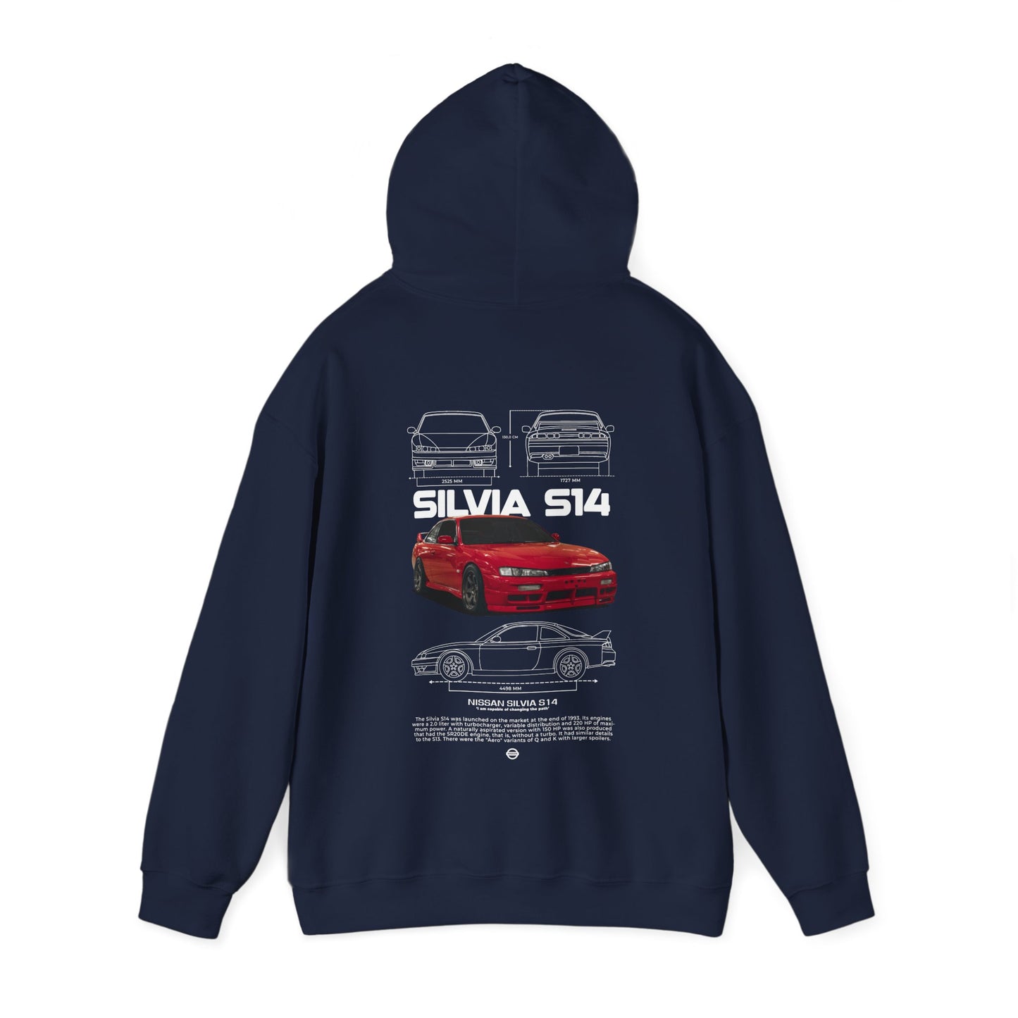 Silvia S14 Poster Style Hoodie