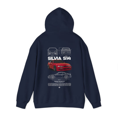 Silvia S14 Poster Style Hoodie