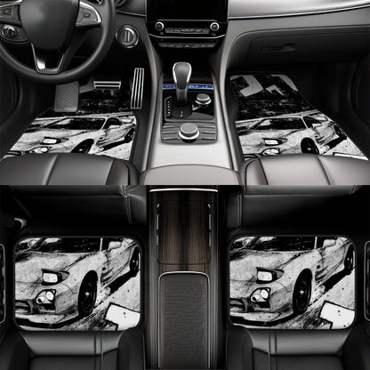 RX7 Illustration Automotive Floor Mats