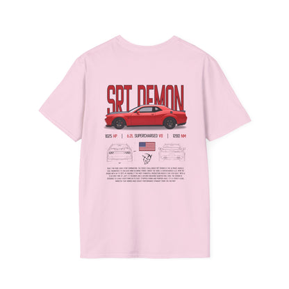 SRT Demon Poster Style T-Shirt