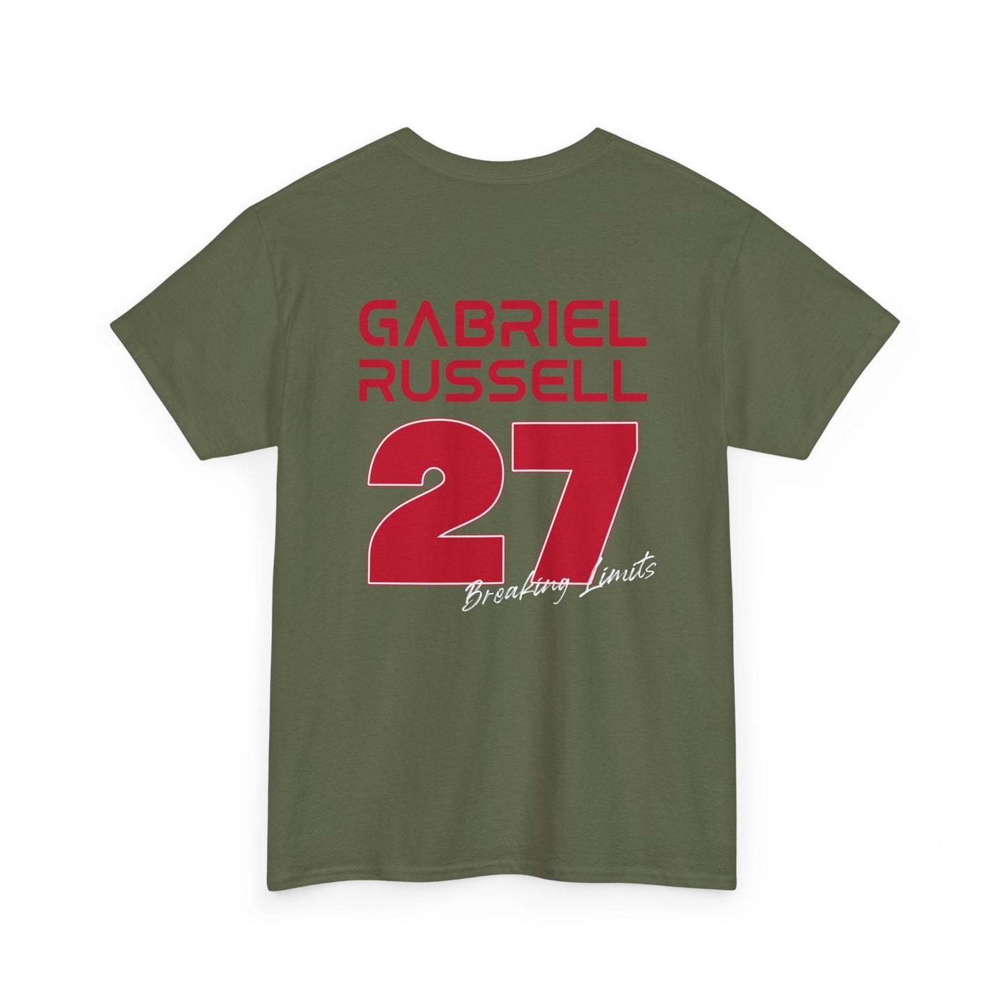 Personalized Racing Team Jersey Inspired Heavy Cotton Tee