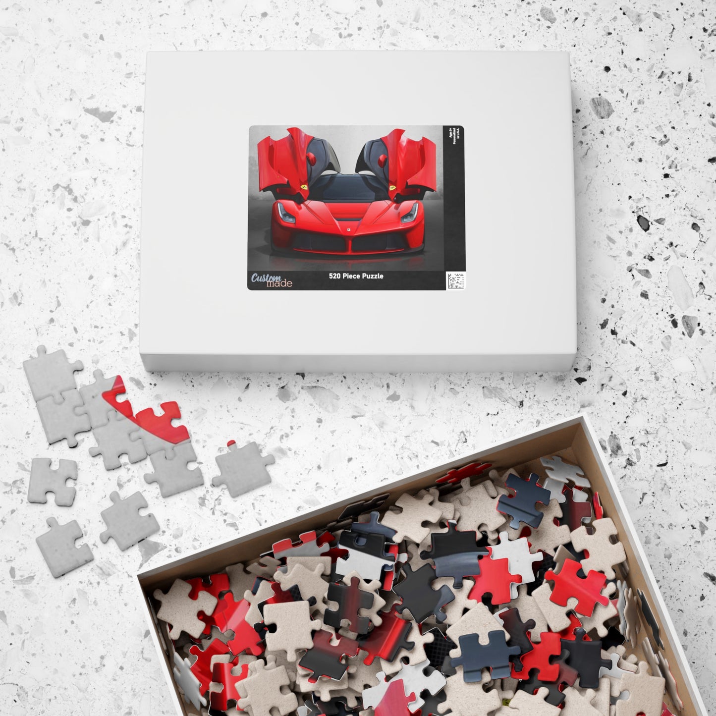 Laferrari Supercar Jigsaw Puzzle [110, 252, 520, or 1014 pieces]
