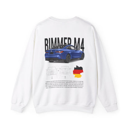 Bimmer M4 Poster Style Crewneck Sweatshirt