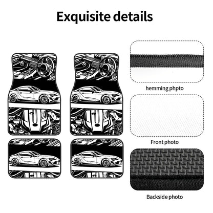 MKV Supra Illustration Automotive Floor Mats