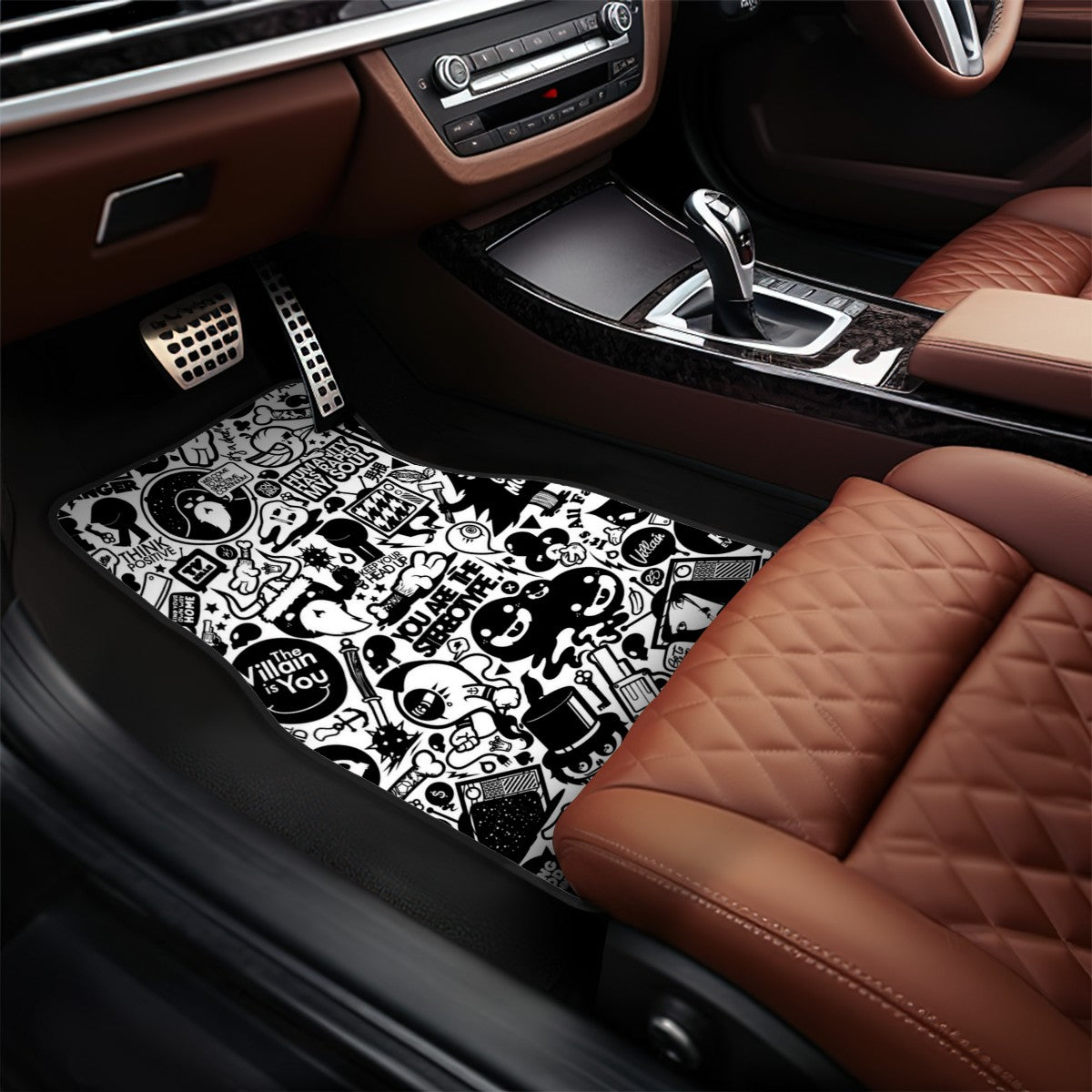 Doodle Collage Automotive Floor Mats