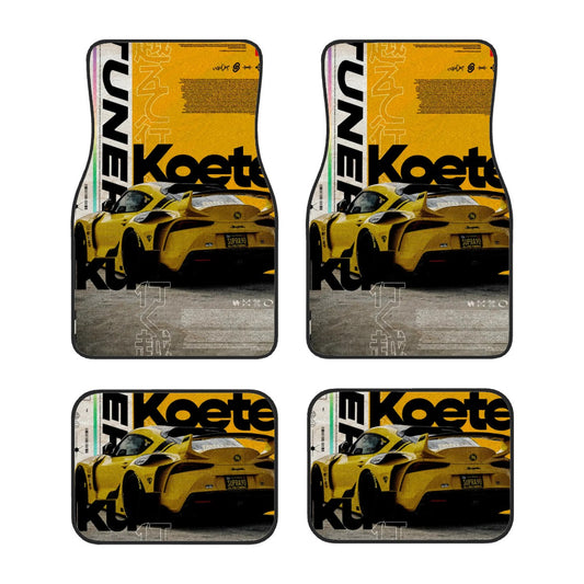 Tuner Supra Poster Style Automotive Floor Mats