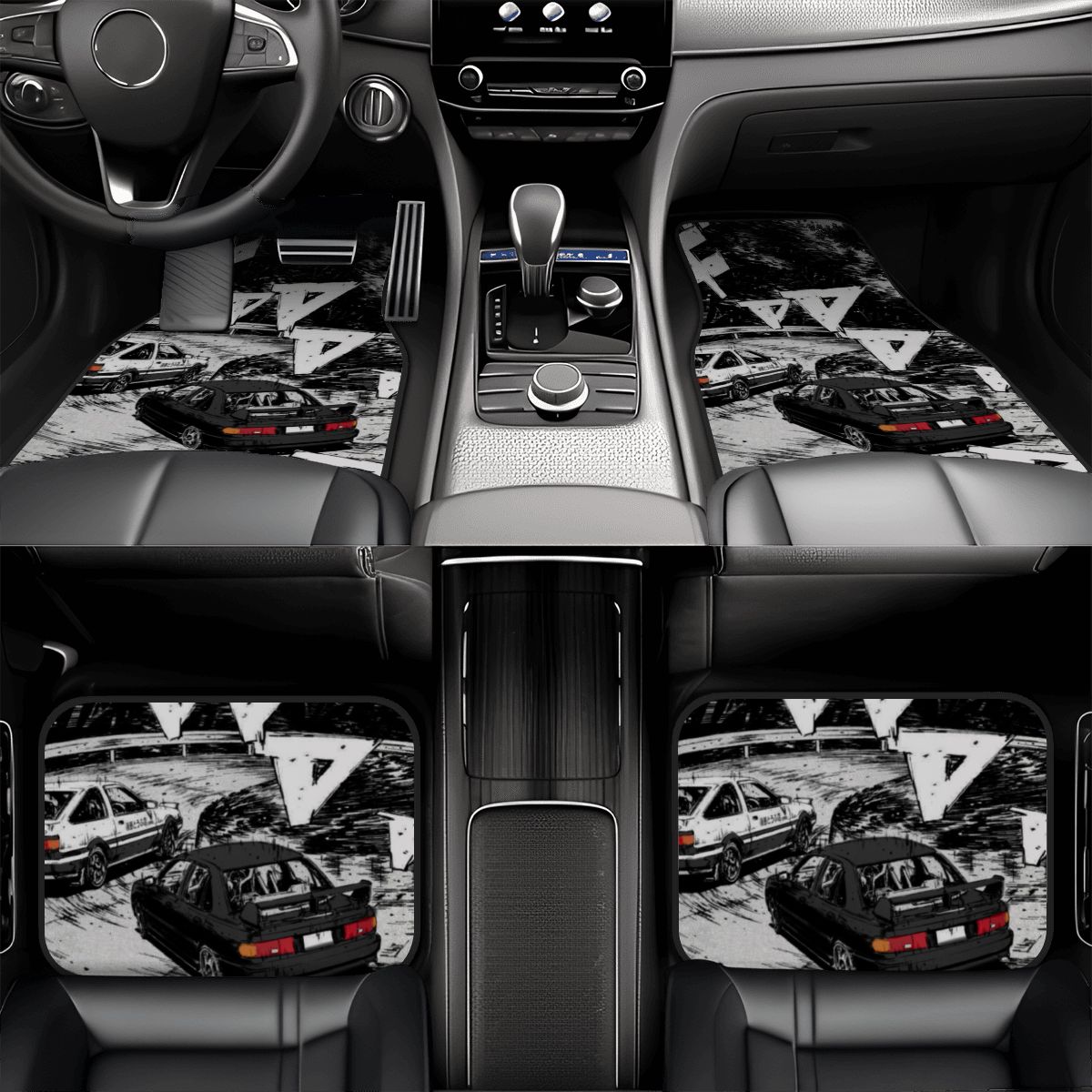 Japanese Mountain Drifting Inspired Automotive Floor Mats