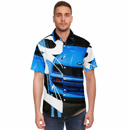 Bimmer E30 Short Sleeve Button Down Shirt - AOP