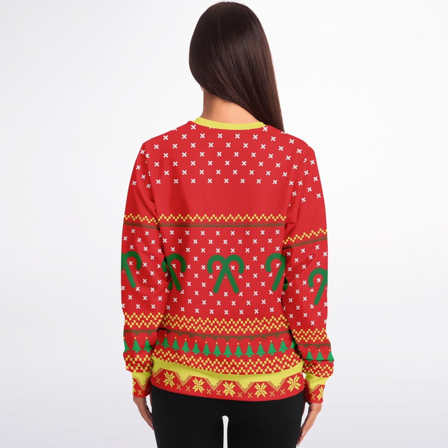 Too Lit To Quit Funny Christmas Sweatshirt