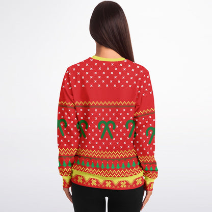Too Lit To Quit Funny Christmas Sweatshirt