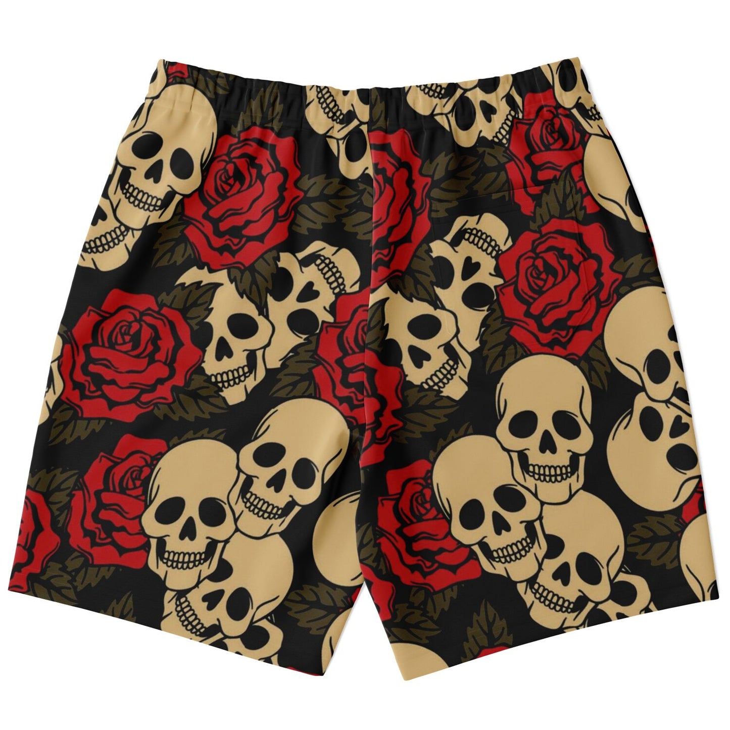 Flower & Skulls Long Shorts