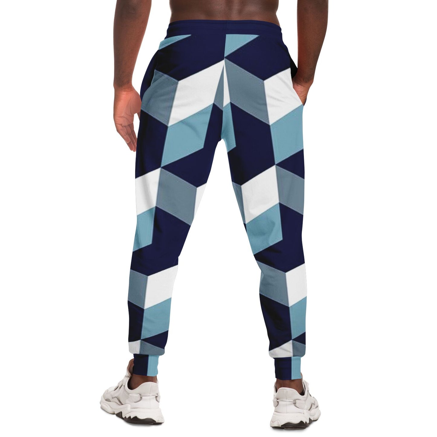 Cubes Pattern Fashion Sweatpants