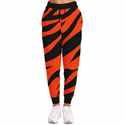 Orange Abstract Pattern Fashion Sweatpants