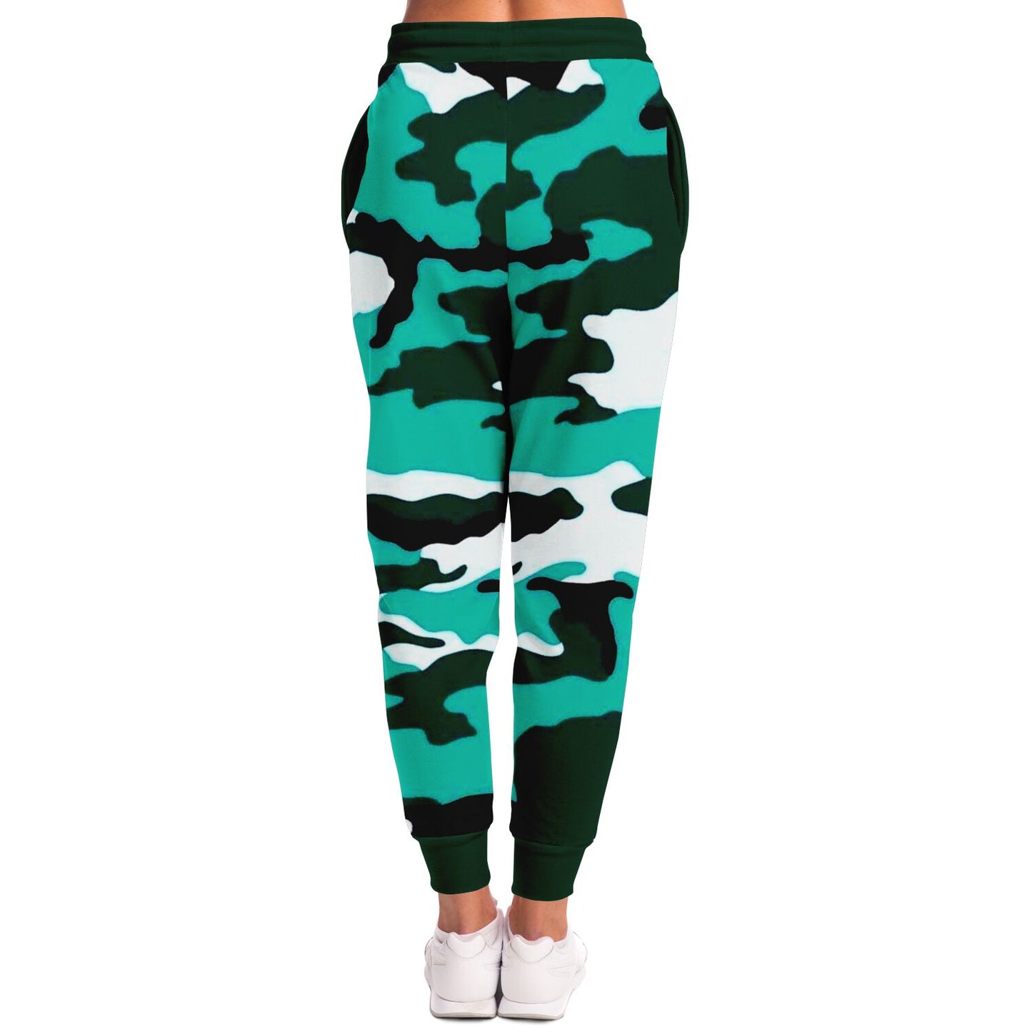 Turquoise Camo Pattern Fashion Jogger