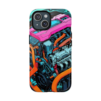 Engine Illustration Tough Magnetic Case