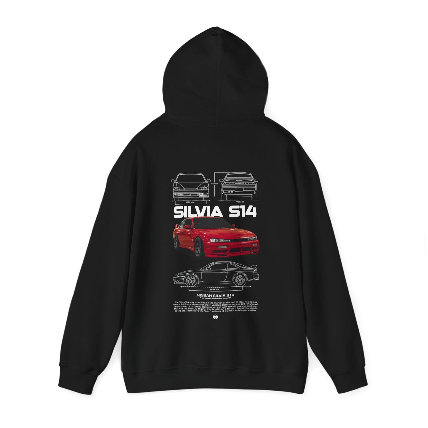 Silvia S14 Poster Style Hoodie