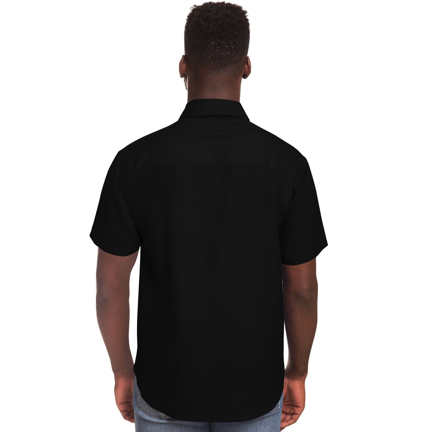 BW JDM Art Short Sleeve Button Down Shirt - AOP