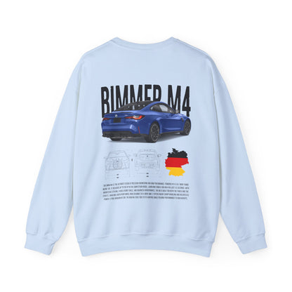 Bimmer M4 Poster Style Crewneck Sweatshirt