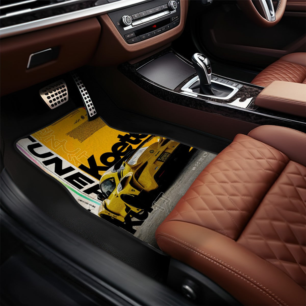 Tuner Supra Poster Style Automotive Floor Mats
