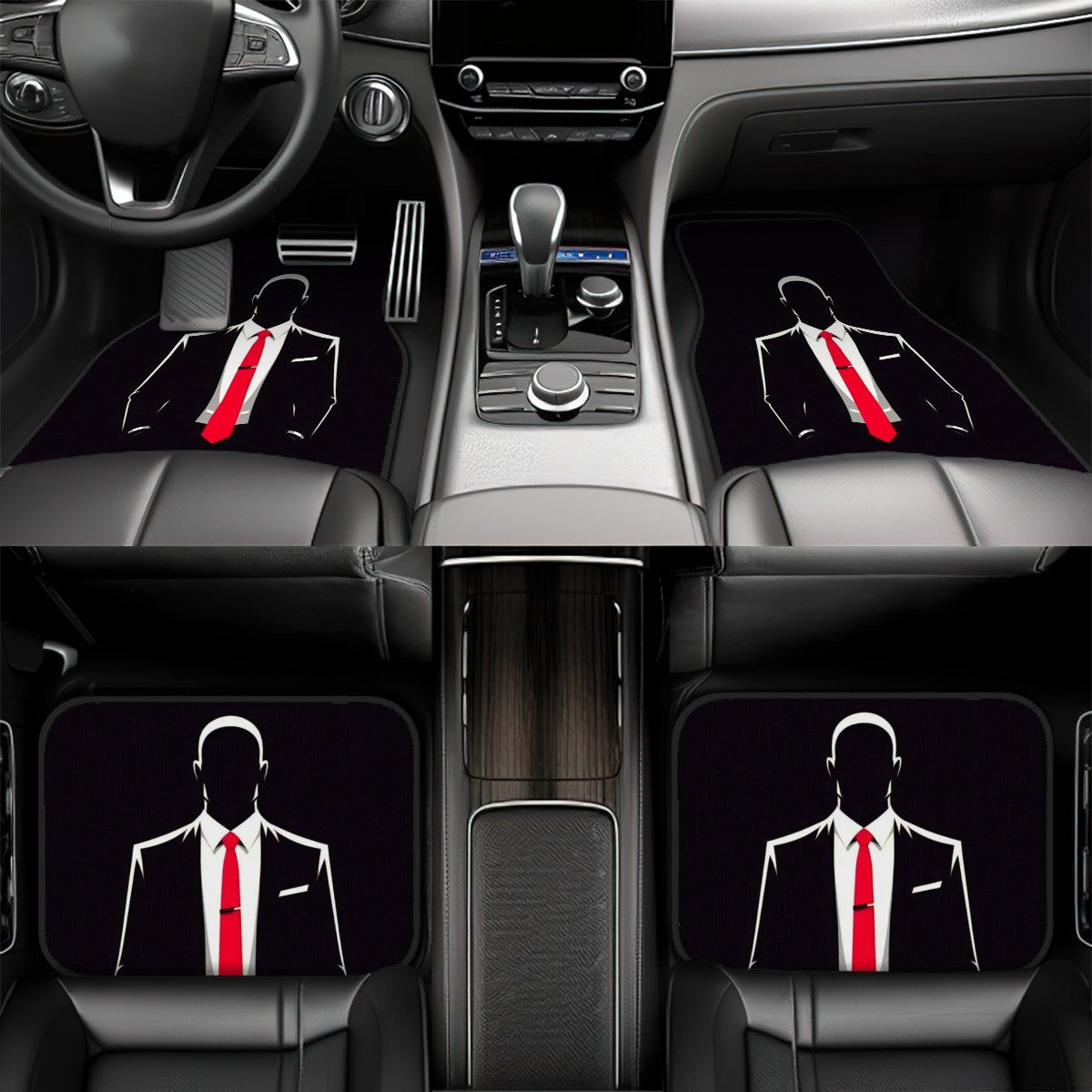 Hitman Illustration Automotive Floor Mats