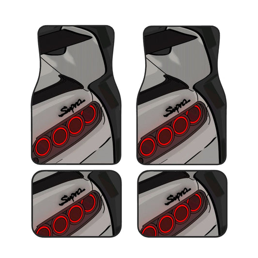 supra illustration automotive floor mats full set mockup