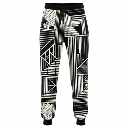 Black Artistry Pattern Fashion Sweatpants