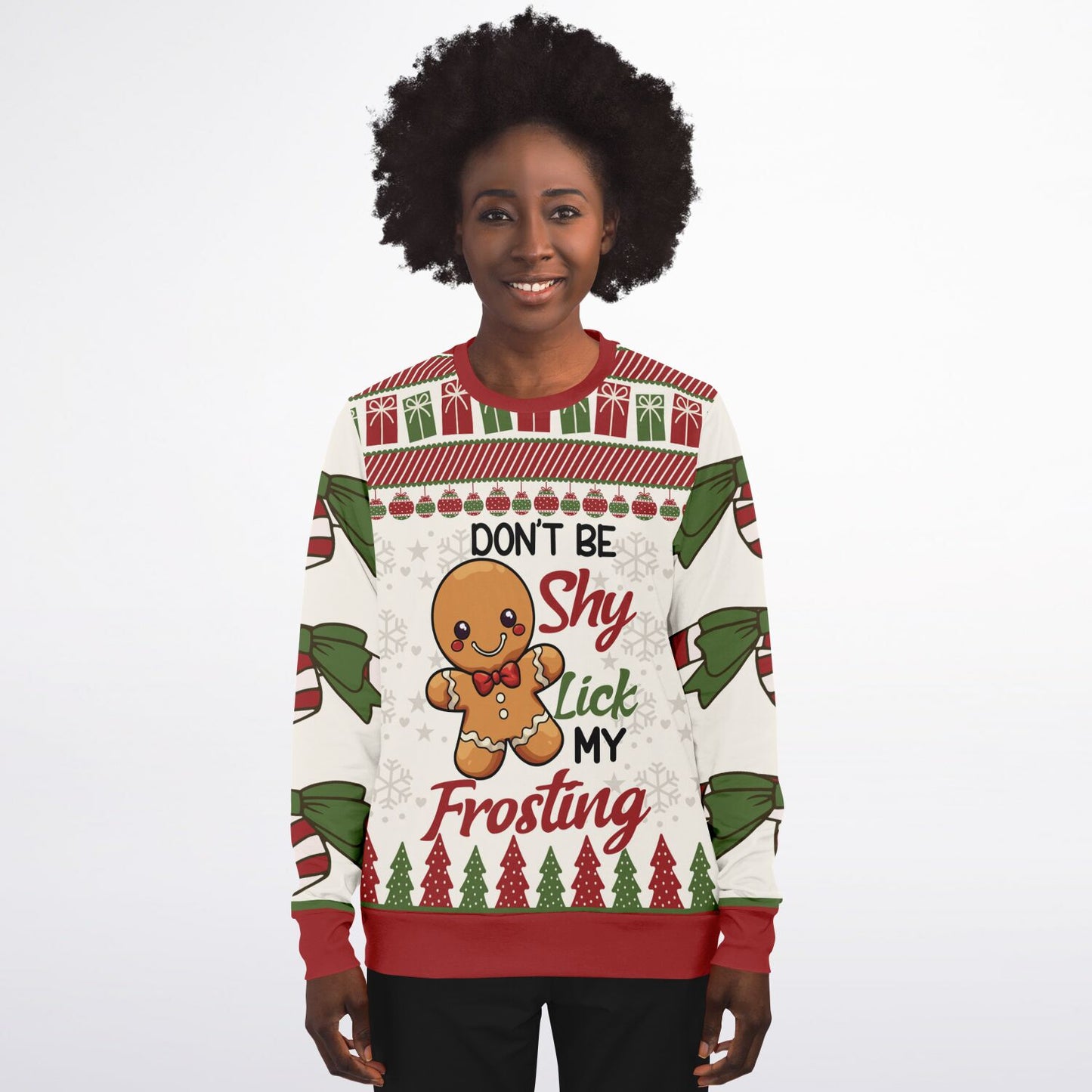 Don’t Be Shy, Lick My Frosting Cheeky Sweatshirt