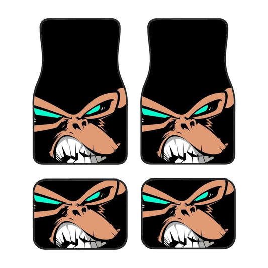 Gorilla Mean Face Automotive Floor Mats