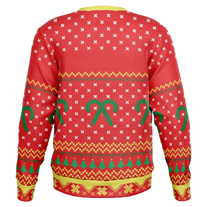 Too Lit To Quit Funny Christmas Sweatshirt