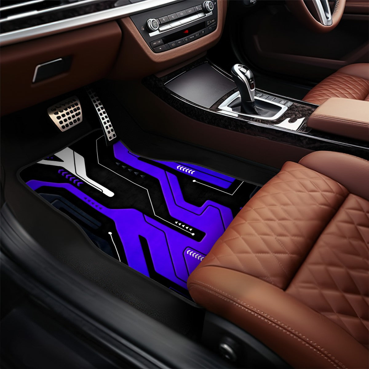 Abstract Livery Pattern Automotive Floor Mats