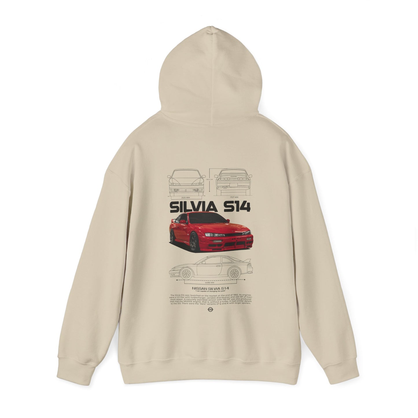 Silvia S14 Poster Style Hoodie