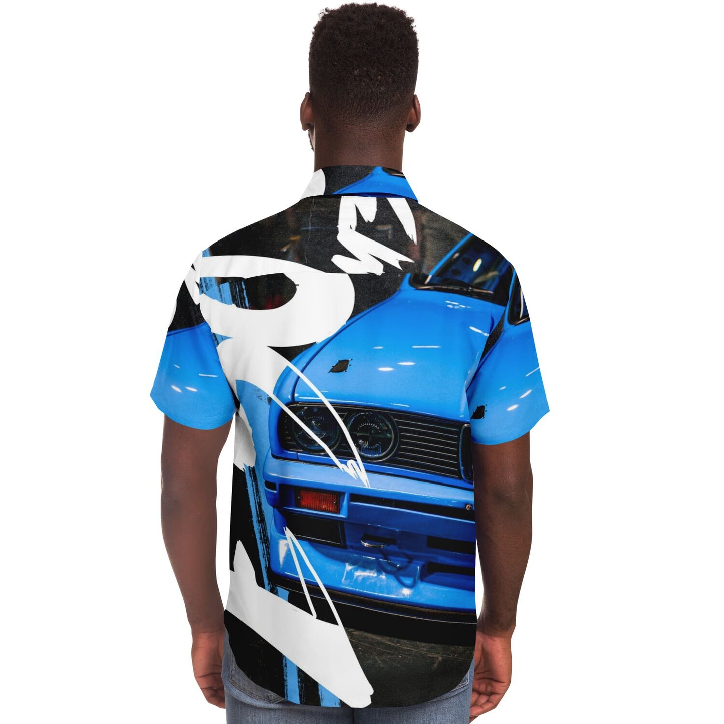 Bimmer E30 Short Sleeve Button Down Shirt - AOP