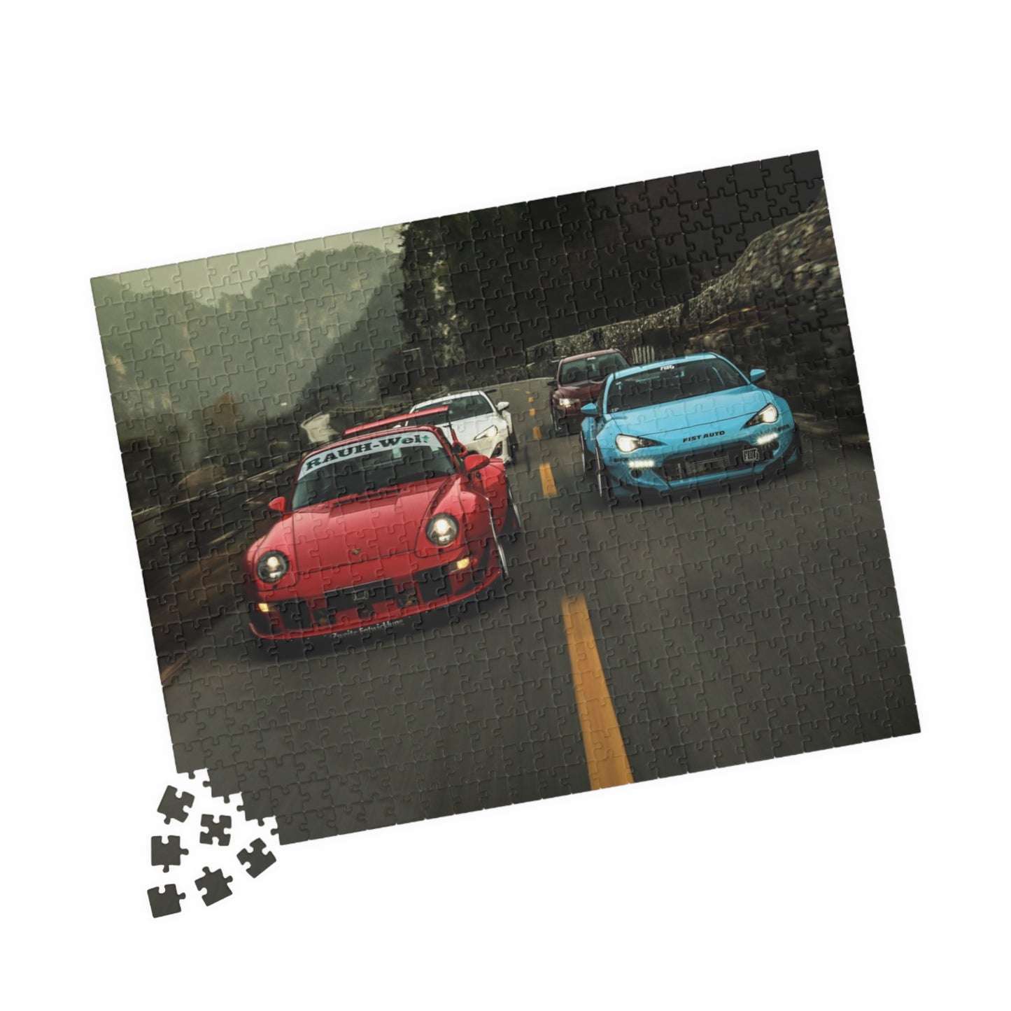 Car Lineup Jigsaw Puzzle [110, 252, 520, or 1014 pieces]