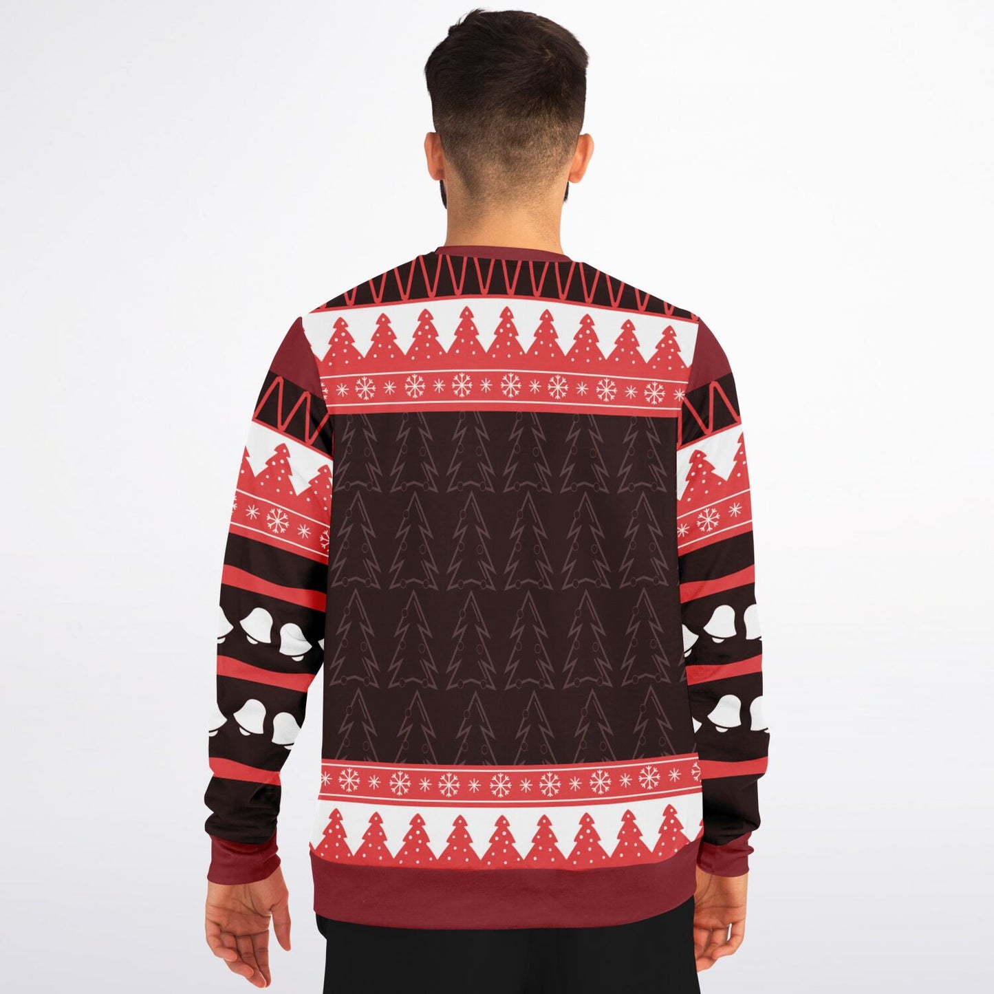 Bottoms Up Santa Funny Sweatshirt