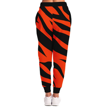 Orange Abstract Pattern Fashion Sweatpants